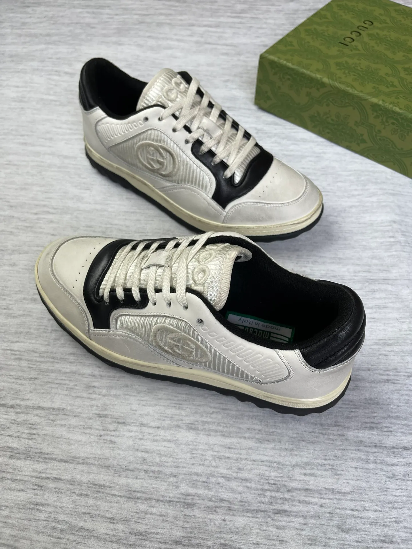 👟👟Ex-factory price 600👟👟 👑The top version of Gucci's latest popular MAC80 sneakers on the market, women's 35-40, men's 39-45 👏👏👏Welcome all bosses to compare and provide guidance...